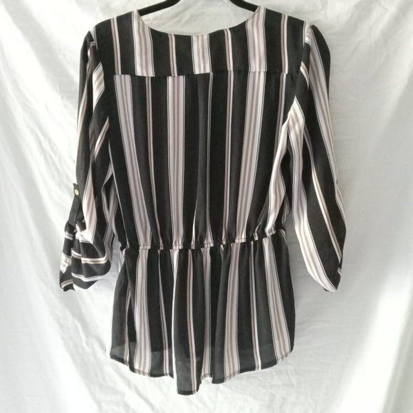 Women's L J is for Justify Striped Shirt - Picture 15 of 16